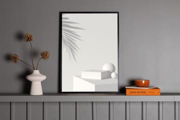 Poster White Box 50x70 cm - Beige - Inredning - Tavlor & konst - Posters & prints
