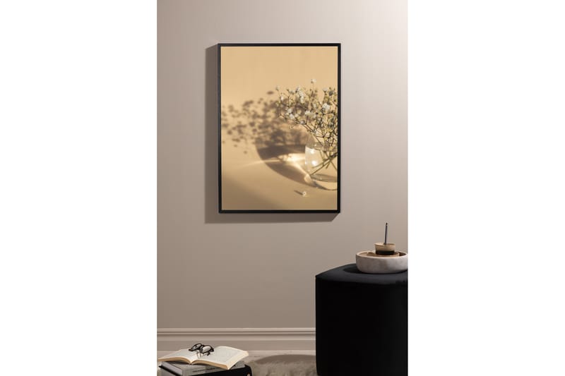 Poster White Flowers 70x100 cm - Beige - Inredning - Tavlor & konst - Posters & prints