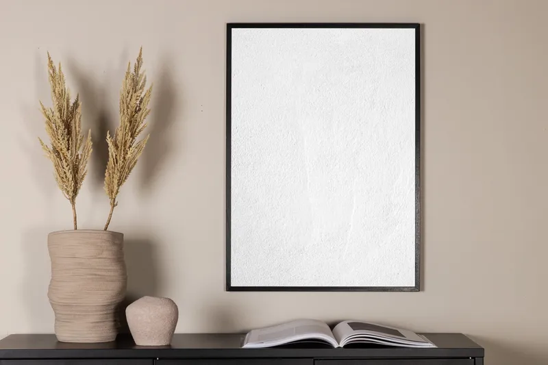 Poster White Reveted 70x100 cm - Vit - Inredning - Tavlor & konst - Posters & prints