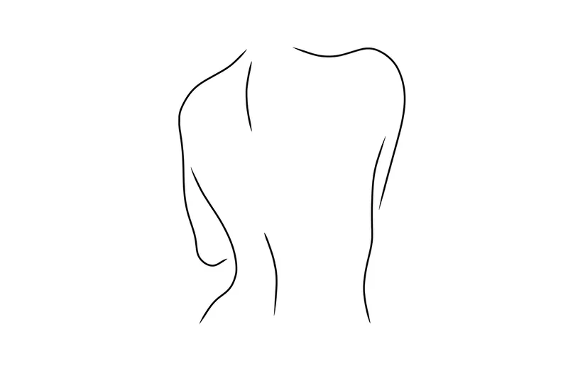 Poster Women 70x100 cm, Svart/Vit