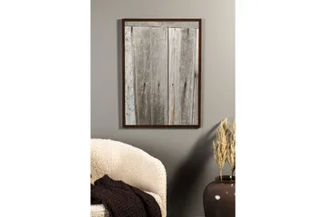 Poster Wooden wall 30x40 cm - Grå - Inredning - Tavlor & konst - Posters & prints