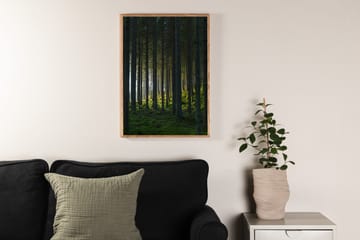 Poster Woods 30x40 cm - Svart/Grön - Inredning - Tavlor & konst - Posters & prints