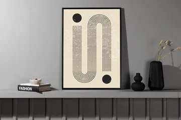 Poster Pantheon 50x70 cm - Beige - Inredning - Tavlor & konst - Posters & prints