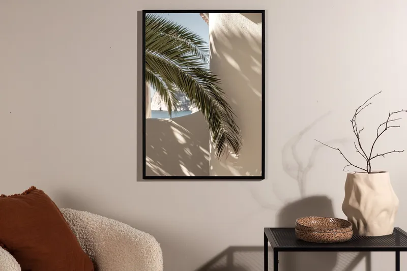 Poster Palmleaf 21x30 cm - Beige - Inredning - Tavlor & konst - Posters & prints