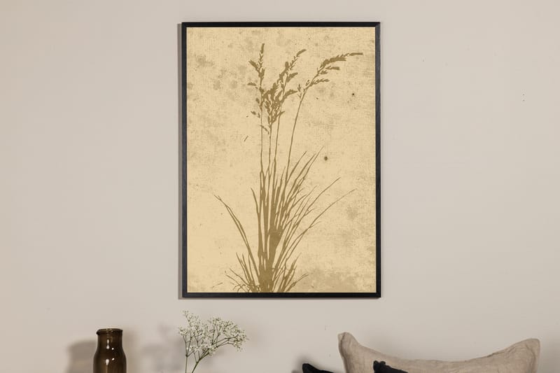 Poster Plant art 21x30 cm - Beige - Inredning - Tavlor & konst - Posters & prints