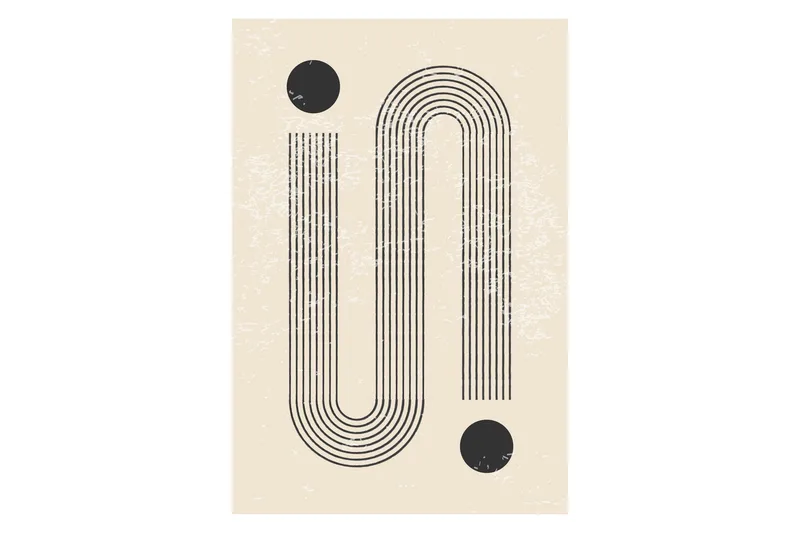 Poster Pantheon 21x30 cm, Beige