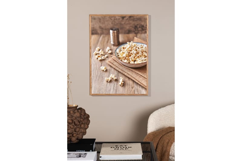 Poster Popcorn 50x70 cm - Beige - Inredning - Tavlor & konst - Posters & prints