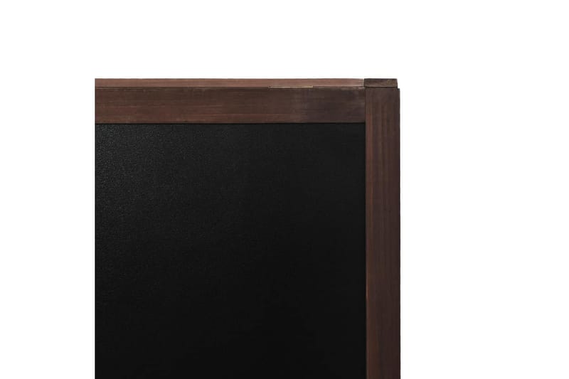 Griffeltavla dubbelsidig cedarträ fristående 40x60 cm - Svart - Inredning - Tavlor & konst - Presentationstavla & rittavla - Griffeltavla
