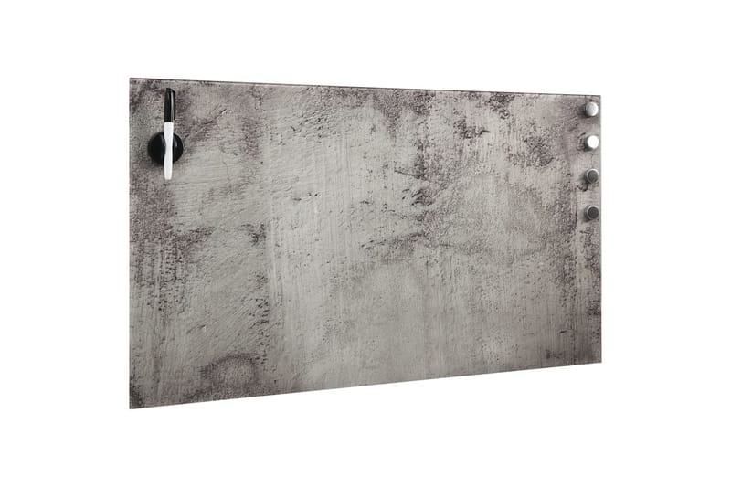 Magnetisk tavla glasskiva 100x60 cm - Grå - Inredning - Tavlor & konst - Presentationstavla & rittavla - Whiteboard & glastavla