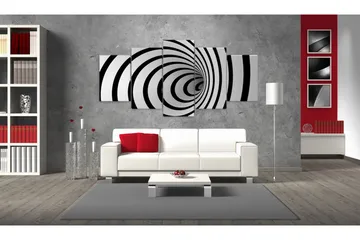 Tavla A Black & White Hole 100x50 - Artgeist sp. z o. o. - Inredning - Tavlor & konst - Canvastavlor