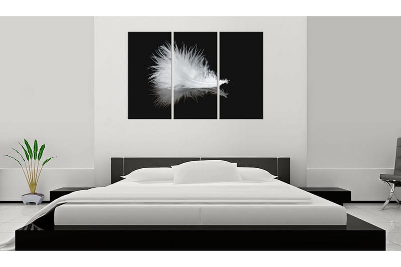 Tavla A small feather 90x60 - Artgeist sp. z o. o. - Canvastavlor