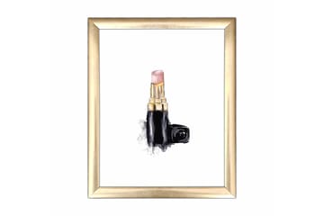 Tavla Abstract med Ram Flerfärgad - 23,5x28,5 cm - Inredning - Tavlor & konst