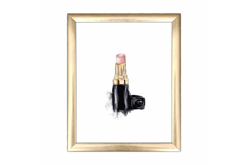 Tavla Abstract med Ram Flerfärgad - 23,5x28,5 cm - Inredning - Tavlor & konst