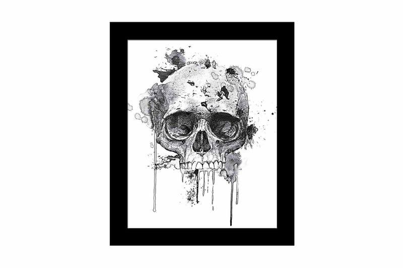 Tavla Abstract med Ram Flerfärgad - 23,5x28,5 cm - Inredning - Tavlor & konst