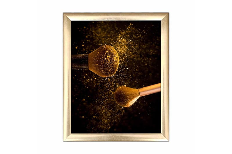 Tavla Abstract med Ram Flerfärgad, 23,5x28,5 cm