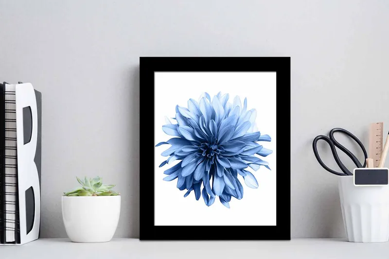 Tavla Abstract med Ram Flerfärgad - 23,5x28,5 cm - Inredning - Tavlor & konst