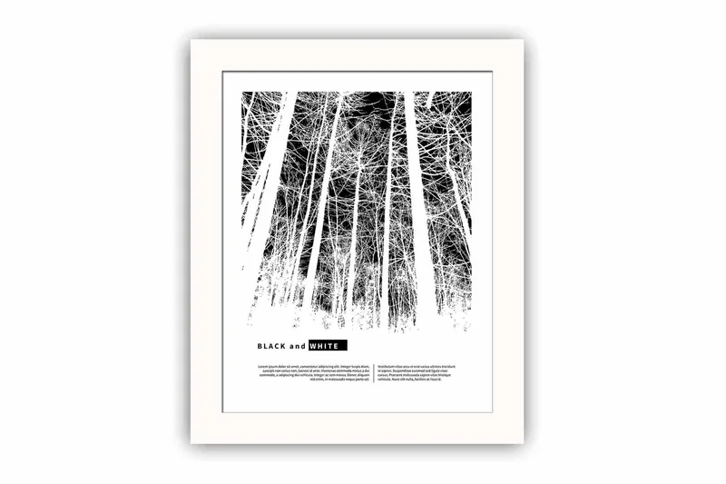 Tavla Abstract med Ram Flerfärgad - 23,5x28,5 cm - Inredning - Tavlor & konst