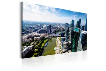 Tavla Aerial view of Moscow 60x40 - Artgeist sp. z o. o. - Inredning - Tavlor & konst - Canvastavlor