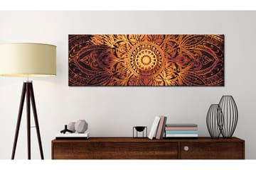 Tavla Amber Mandala 120x40 - Artgeist sp. z o. o. - Inredning - Tavlor & konst - Canvastavlor