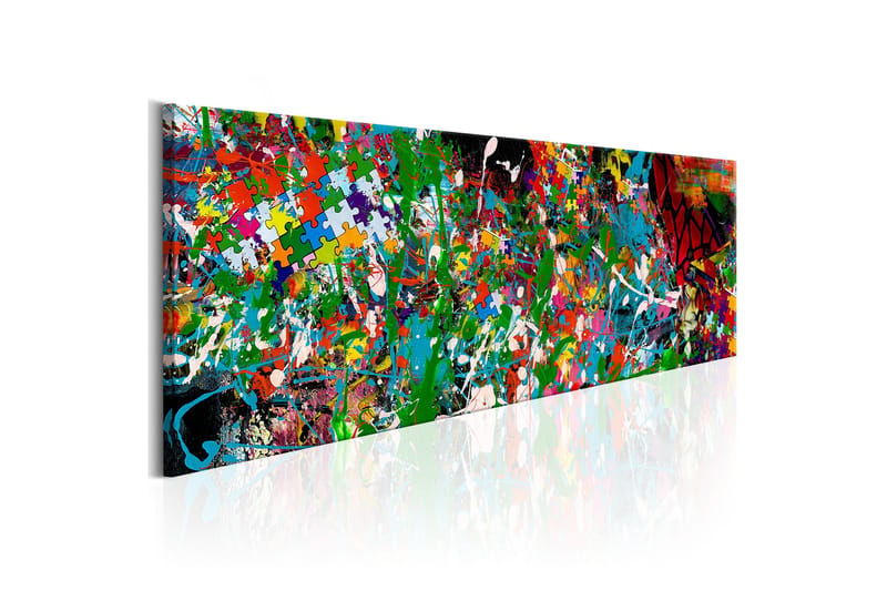 Tavla Artistic Puzzle 120x40 - Inredning - Tavlor & konst - Canvastavlor
