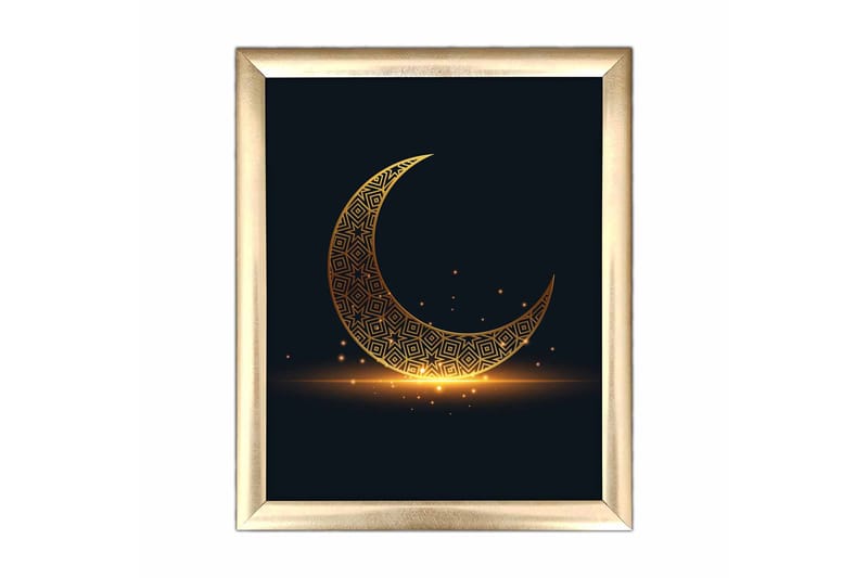 Tavla Astrology med Ram Flerfärgad - 23,5x28,5 cm - Inredning - Tavlor & konst