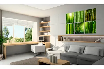 Tavla Bamboo Has Many Faces 60x40 - Artgeist sp. z o. o. - Inredning - Tavlor & konst - Canvastavlor