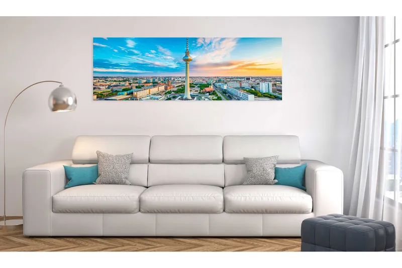 Tavla Berliner Fernsehturm Germany 120x40 - Artgeist sp. z o. o. - Inredning - Tavlor & konst - Canvastavlor