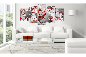 Tavla Between Waves 5 Parts Wide 200x100 - Artgeist sp. z o. o. - Inredning - Tavlor & konst - Canvastavlor