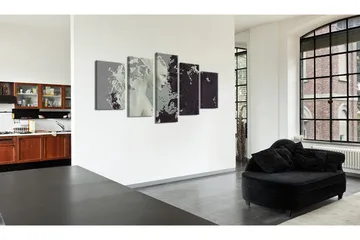 Tavla Black Or White? 5 Pieces 200x100 - Artgeist sp. z o. o. - Inredning - Tavlor & konst - Canvastavlor