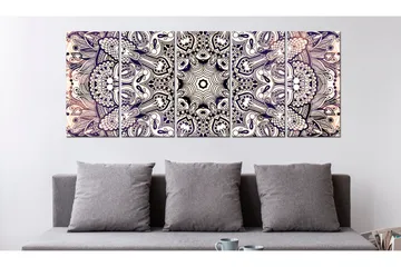 Tavla Black-White Hypnosis 225x90 - Artgeist sp. z o. o. - Inredning - Tavlor & konst - Canvastavlor