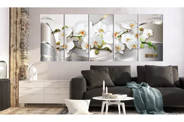 Tavla Blooming Orchids 225x90 - Artgeist sp. z o. o. - Inredning - Tavlor & konst - Canvastavlor