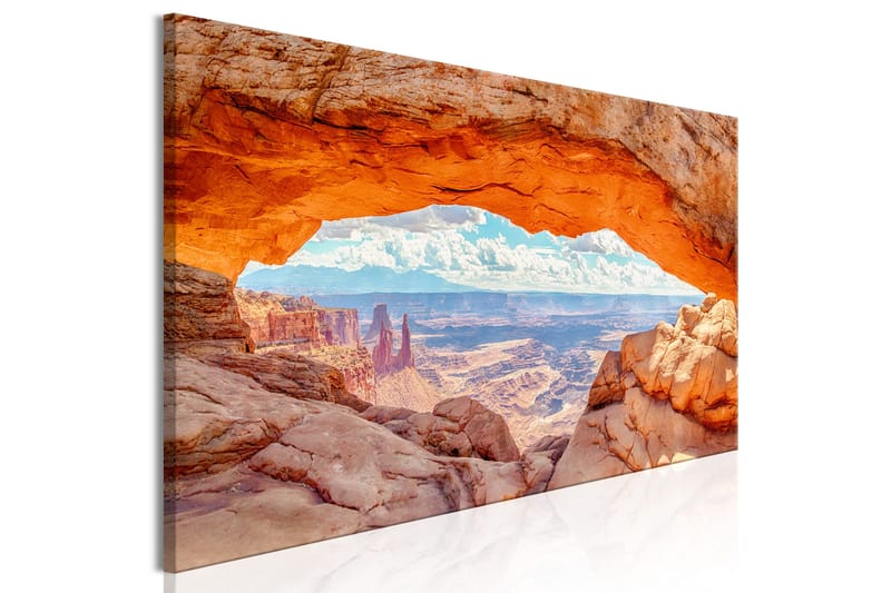 Tavla Canyon in Utah (1 Part) Narrow 135x45 - Inredning - Tavlor & konst - Canvastavlor