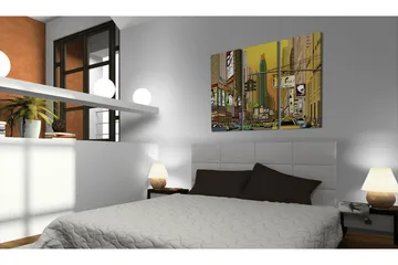 Tavla Cartoon Nyc 60x40 - Artgeist sp. z o. o. - Inredning - Tavlor & konst - Canvastavlor