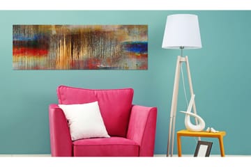 Tavla Colourful Rainstorm 120x40 cm - Inredning - Tavlor & konst - Canvastavlor