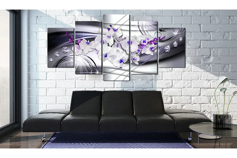 Tavla Coolness Of Orchid 200x100 - Artgeist sp. z o. o. - Inredning - Tavlor & konst - Canvastavlor