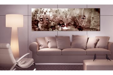 Tavla Dandelions After Rain 135x45 - Artgeist sp. z o. o. - Inredning - Tavlor & konst - Canvastavlor