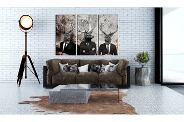 Tavla Deer In Suits 120x80 - Artgeist sp. z o. o. - Inredning - Tavlor & konst - Canvastavlor