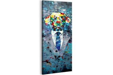 Tavla Dog in a Suit 45x135 - Inredning - Tavlor & konst - Canvastavlor