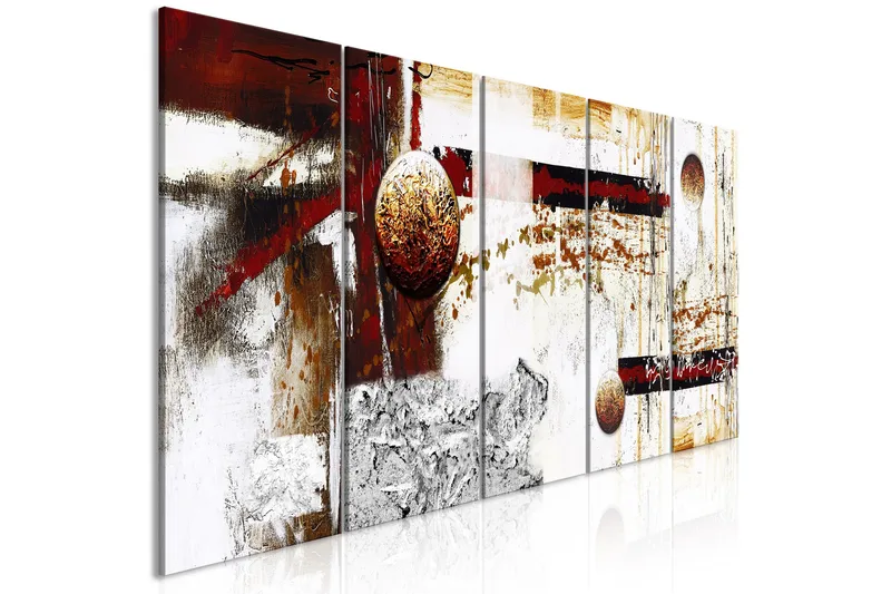 Tavla Dynamics In Space 5 Parts Narrow 200x80, Artgeist sp. z o. o.