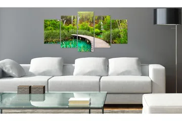 Tavla Emerald Trail 200x100 - Artgeist sp. z o. o. - Inredning - Tavlor & konst - Canvastavlor