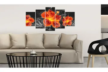 Tavla Fire Lily 100x50 - Artgeist sp. z o. o. - Inredning - Tavlor & konst - Canvastavlor