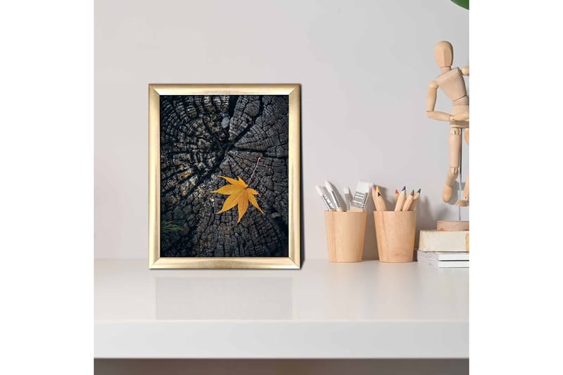 Tavla Floral med Ram Flerfärgad - 23,5x28,5 cm - Inredning - Tavlor & konst