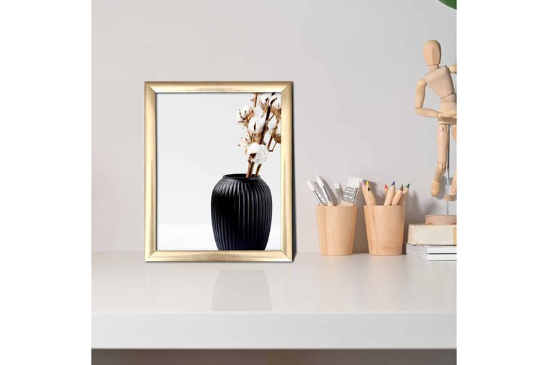 Tavla Floral med Ram Flerfärgad - 23,5x28,5 cm - Inredning - Tavlor & konst