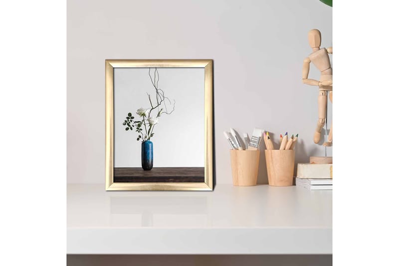 Tavla Floral med Ram Flerfärgad - 23,5x28,5 cm - Inredning - Tavlor & konst
