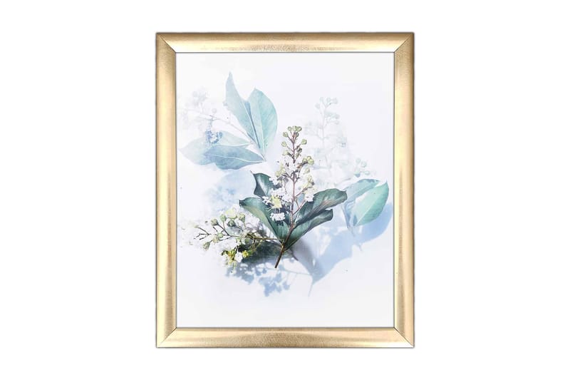 Tavla Floral med Ram Flerfärgad - 23,5x28,5 cm - Inredning - Tavlor & konst