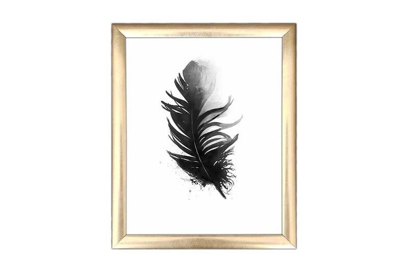Tavla Floral med Ram Flerfärgad - 23,5x28,5 cm - Inredning - Tavlor & konst
