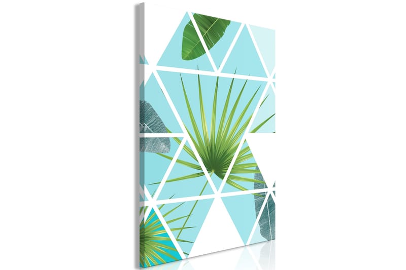 Tavla Geometric Palm (1 Part) Vertical 40x60 - Artgeist sp. z o. o. - Inredning - Tavlor & konst - Canvastavlor