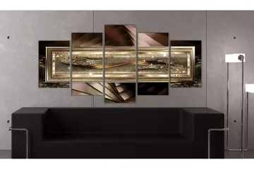 Tavla Gold Thread 200x100 - Artgeist sp. z o. o. - Inredning - Tavlor & konst - Canvastavlor