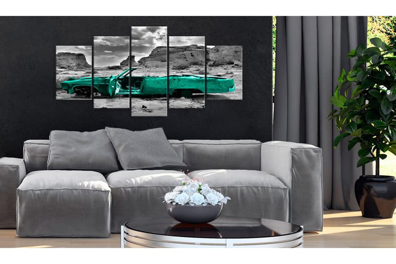 Tavla Green Car 200x100 - Artgeist sp. z o. o. - Inredning - Tavlor & konst - Canvastavlor