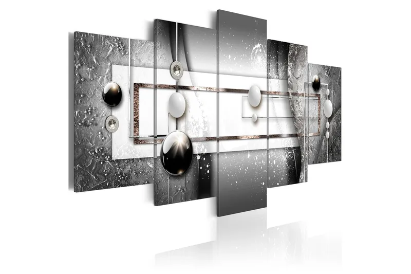 Tavla Grey Symmetry 100x50, Artgeist sp. z o. o.